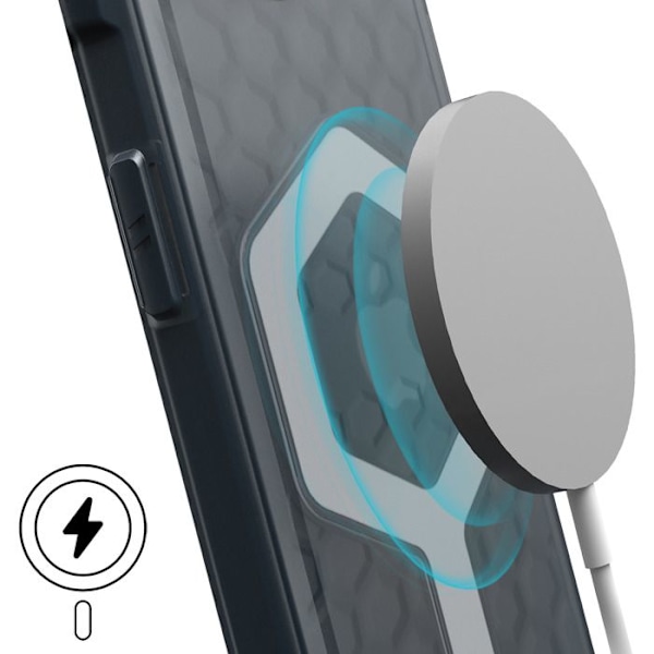 Coque til iPhone 16e Bivoks Translucent Essential Armor UAG Mørkegrå Grå