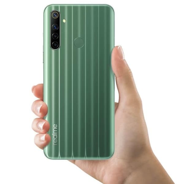 Cachebatteri - Realme - 6i - Udskiftning - Grøn - Inkluderet klæbende Grön