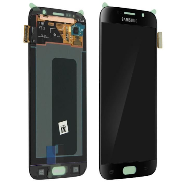 Original Komplet LCD Skærm Udskiftning Samsung Galaxy S6 - Sort