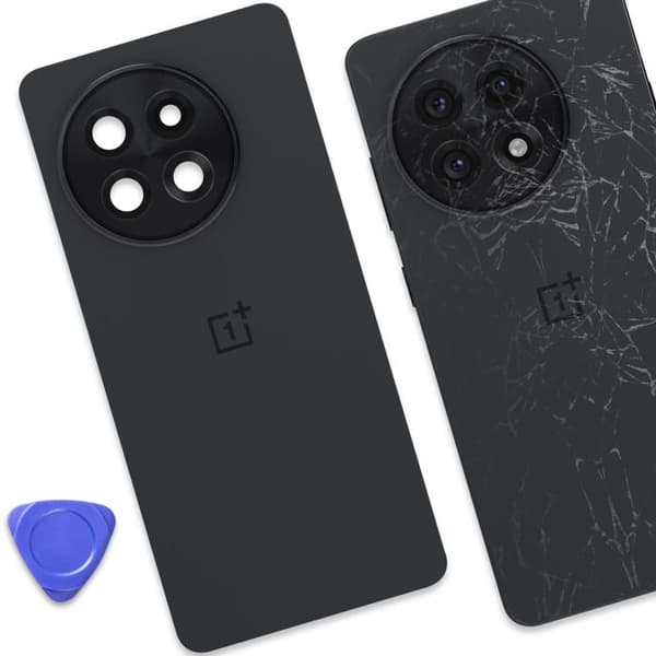 Vitt bakstycke för OnePlus 13R Original Service Pack Oneplus Svart