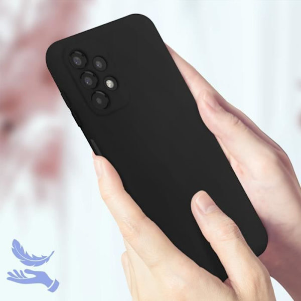Skyddsskal - Samsung - Galaxy A13 4G - Semihärd - Soft-touch - Svart Svart
