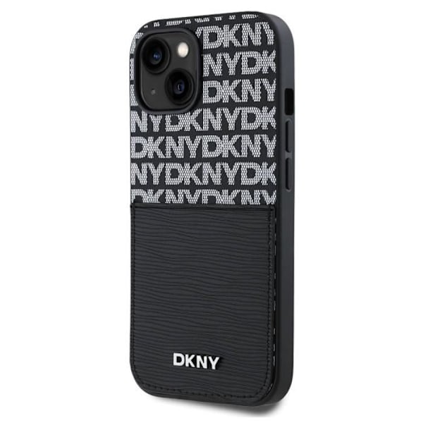 Coque bagcover til iPhone 14 med kortholder DKNY sort Vit