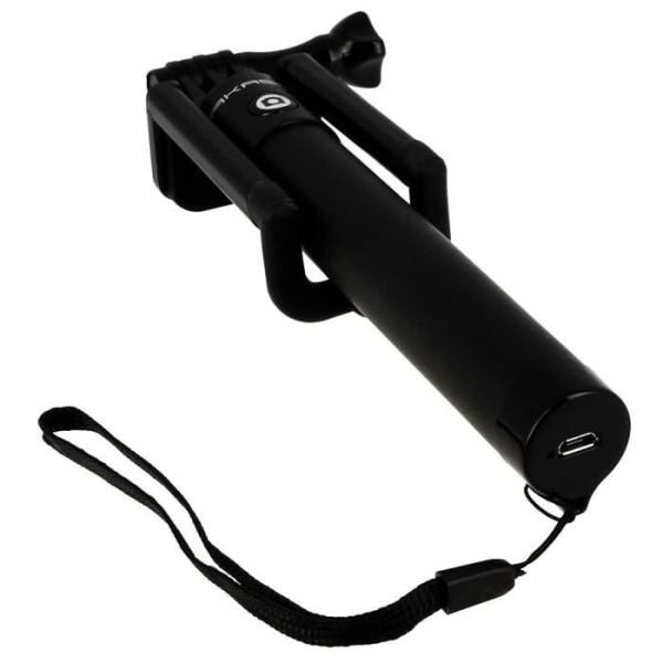 Udtrækkelig Teleskopisk Selfie Stick 18 til 80 cm + Akashi Bluetooth Trigger