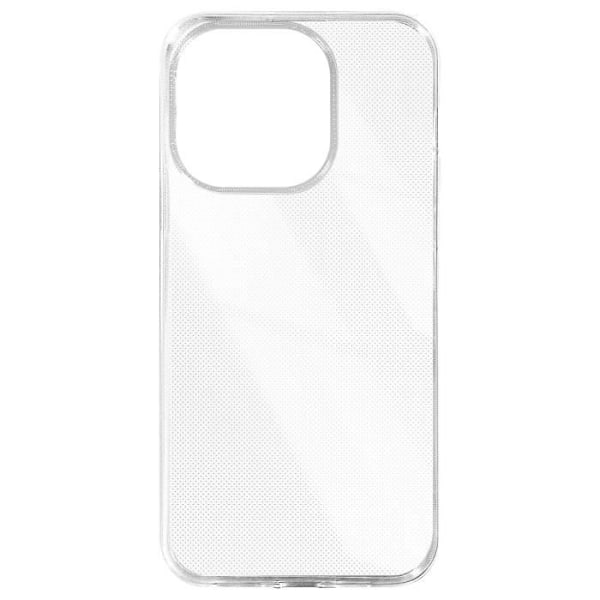 Cover til iPhone 15 Pro Soft Tynd Anti-gulning Pureflex Transparent - AVIZAR - Hvid - Glat - Blandet Vit