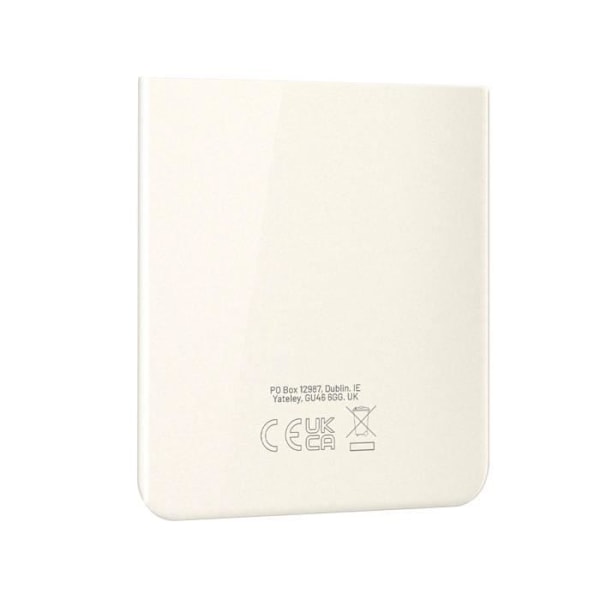 Alempi takalasi Galaxy Z Flip 5:lle Original Samsung Cream Beige