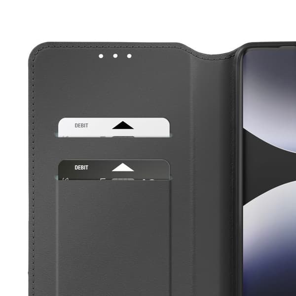 Flipfodral för Xiaomi Redmi Note 14 Pro / 14 Pro Plus Classic Edition Svart Svart