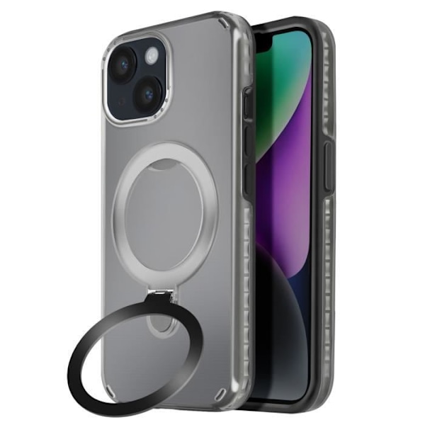 MagSafe-kuori iPhone 14:lle ja 13:lle Iskunkestävä Taivutettava Tuki Musta Svart