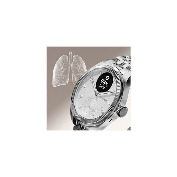 Sundheds-smartwatch - WITHINGS - ScanWatch Nova Brilliant - EKG - Temperaturopfølgning - Søvnmåling Pengar
