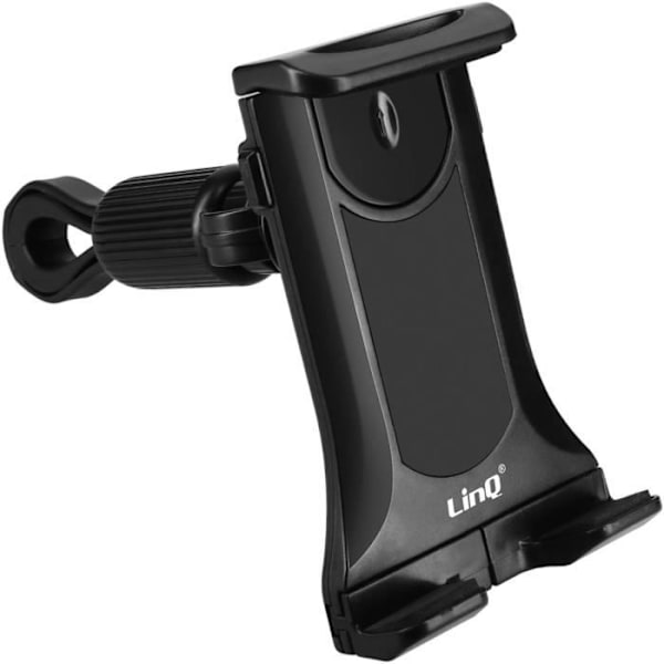 Support til smartphone og tablet - LINQ - Teleskopisk - 360° drejelig - Kompatibel med styr og stang Svart