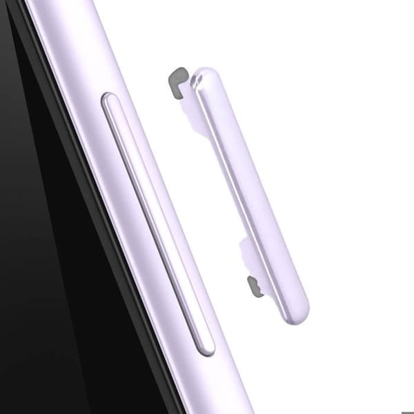 Erstatningsvolumenknap til Galaxy S21 FE Samsung Service Pack Lavendel Violett