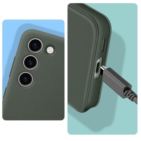 Cover til Galaxy S23 Plus Clear View Window Cover Orginal Khaki