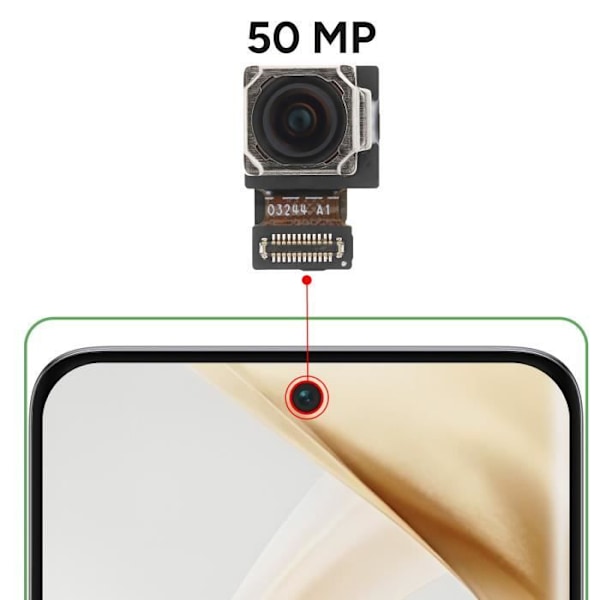Etukamera Honor 200 ja 200 Pro 50 MP Selfie-anturilla Musta Svart