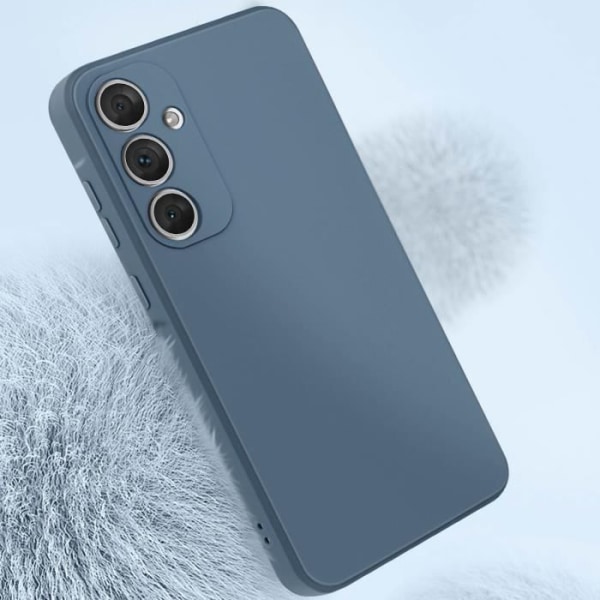 Suojakuori Samsung Galaxy A55 - AVIZAR - Soft Touch Matte Joustava Silikoni - Harmaa - Laventeli Grå