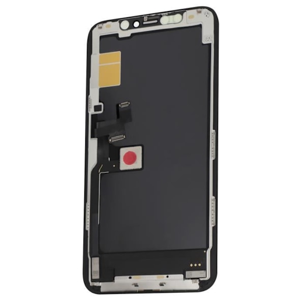 Ersättningsmjuk OLED-skärm för iPhone 11 Pro och Black Touch Glass Svart