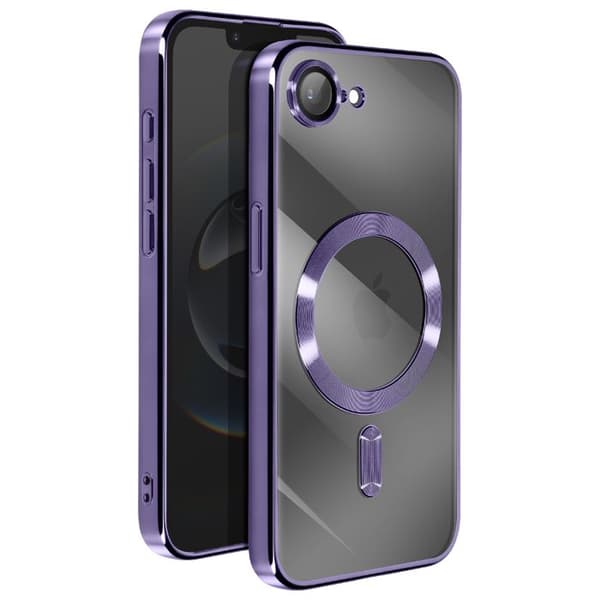 Coque - Silikon - iPhone 16e - Lila - Stötskydd - Antigulning Lila