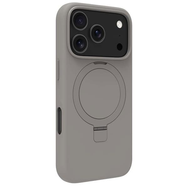 MagSafe-skal - DBRAMANTE1928 - iPhone 17 Pro - Grå - Kickstand-support - 66% återvunna material Grå