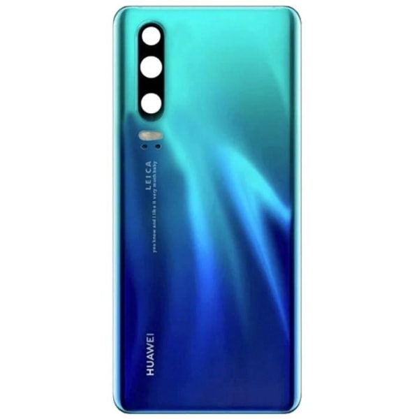 Huawei P30 batteriskal Original Huawei aurora blå med lins