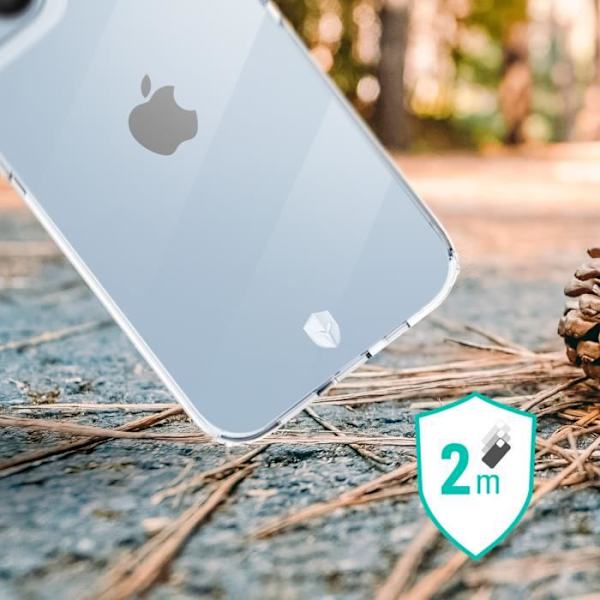 iPhone 14 skyddsfodral - FORCE CASE - Feel Force Fodral - Anti-fall - Återvinningsbart - Transparent Vit