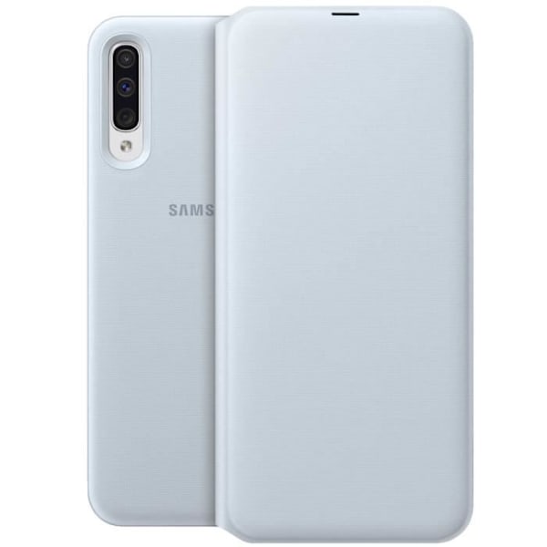 Hållare - Samsung - Galaxy A50 - Hårdskal - Plånboksfodral - Vit Vit