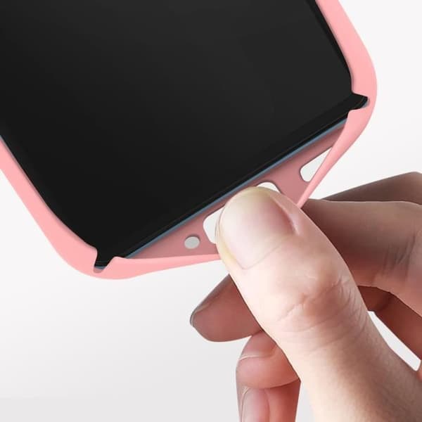 Cover - ADVARSE - Redmi Note 12 Pro - Semi-hård silikone - Stødbeskyttelse - Rosa Ros