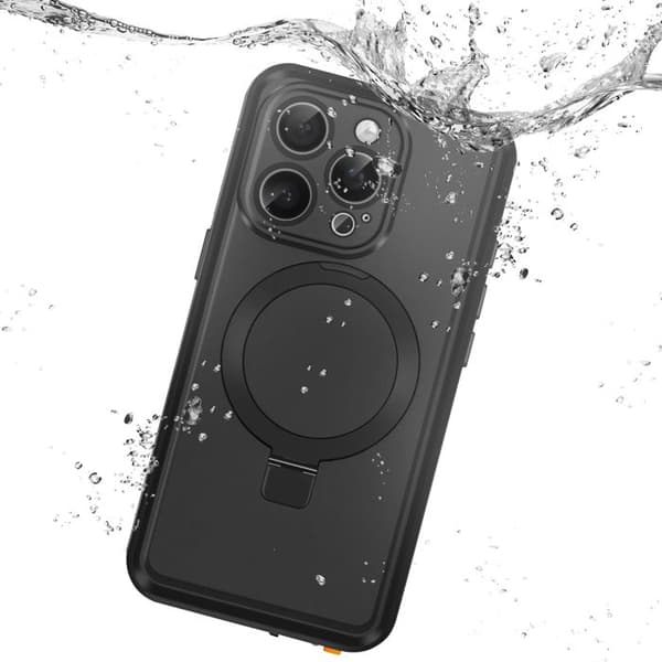 Vandtæt cover - Redpepper - iPhone 16 Pro Max - MagSafe - IP68 - Sort Svart