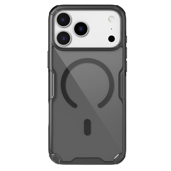 Cover til iPhone 17 Pro Max - TPU+PC, Transparent, MagSafe Cover Transparent