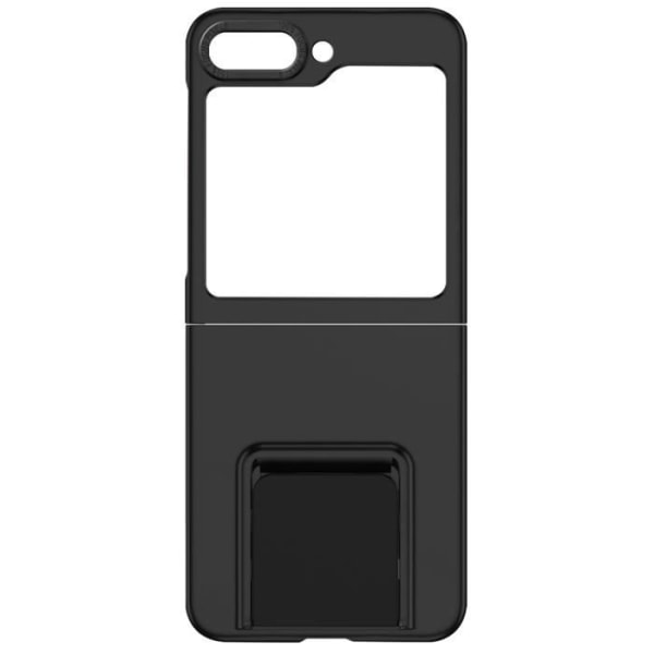 AVIZAR hårdt etui til Samsung Galaxy Z Flip 5 - Classic Stand Black - Foldbart og justerbart stativ Svart