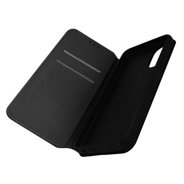 Taske til Oppo A17 - AVIZAR - Kortholder Video Support - Sort Svart