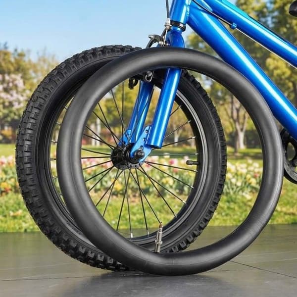 Gummislange 20x1.75 til 1.90 til cykel med 44mm ventil sort
