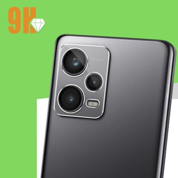 Kamerafilm - AVIZAR - Xiaomi Redmi Note 12 Pro 5G - 9H härdat glas - Anti-fingeravtryck - Transparent Transparent