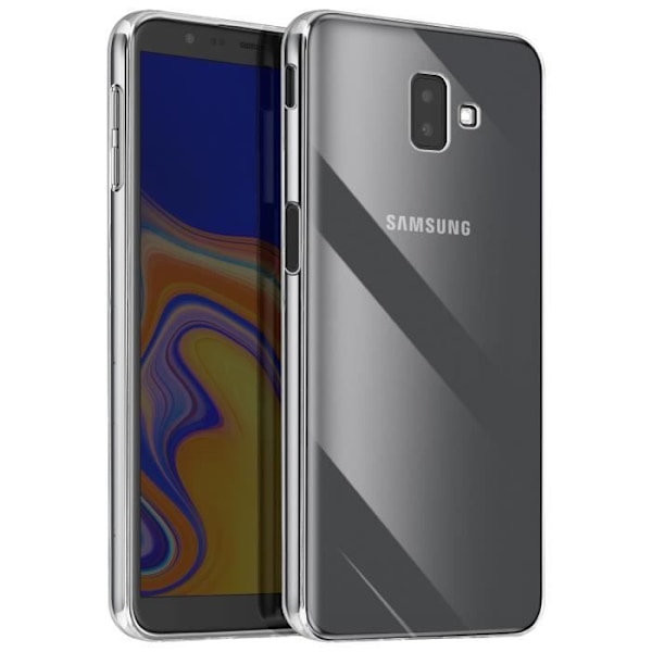 Täckskal för Samsung Galaxy J6 Plus Silikon Mjuk Design Tunn Lätt Transparent Transparent