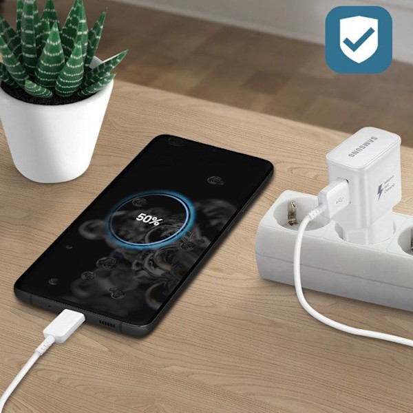 USB Ladeadapter 15W Hurtigopladning Original Hvid