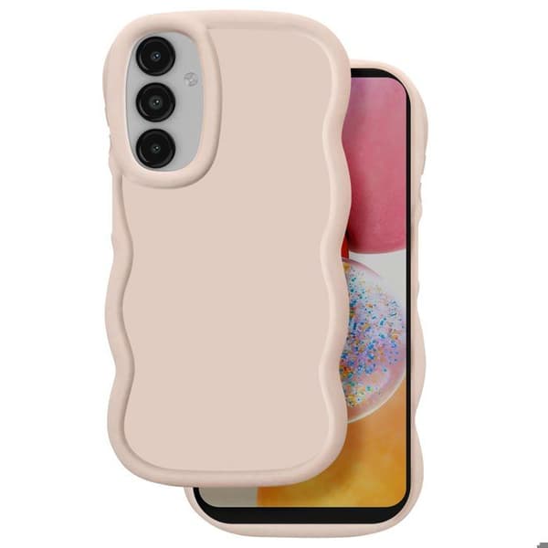 Coque Candy för Samsung Galaxy A14 4G och A14 5G Stötsäker Beige Beige
