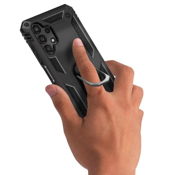 Stødsikker cover - Samsung - Galaxy A13 4G - Sort - Holdring - Video understøttelse svart