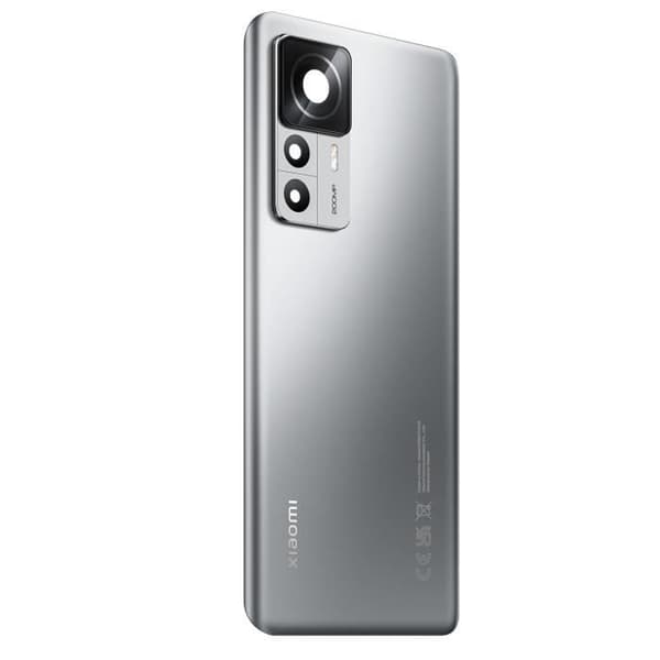 Bakglas - XIAOMI - 12T Pro - Silver - Service Pack - Original glas Grå