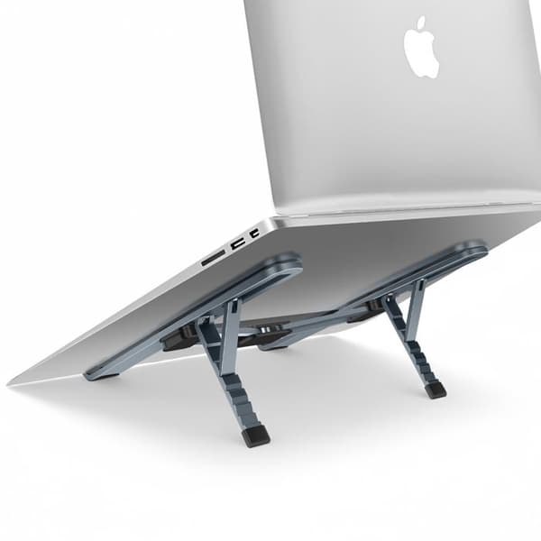 Stödbyrå för MacBook / Bärbar Dator Modell F-Grip Fold Stand H Pro Fällbar Forcell Grå