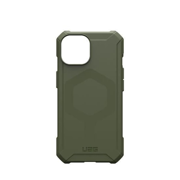 Coque - UAG - Essential Armor - iPhone 15 Plus - Förstärkt skydd - Snabb MagSafe-laddning Oliv
