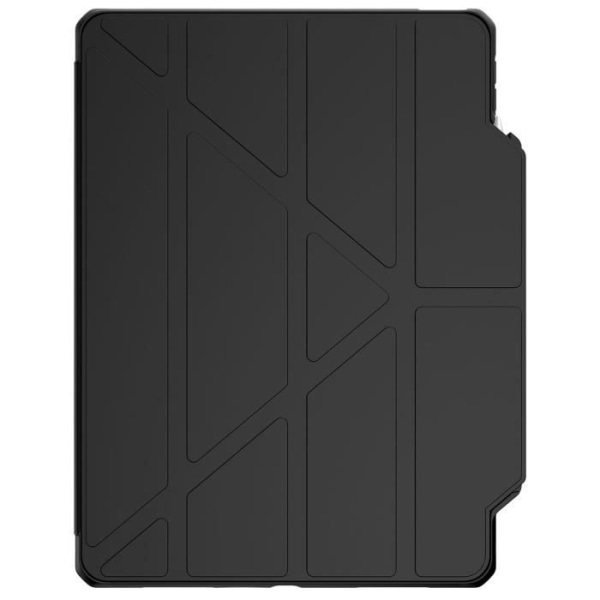 Hybrid Solid Folio Wallet Case för iPad Air (2020) - Svart - IT SKINS - Drop Resistant - 7 tum Svart