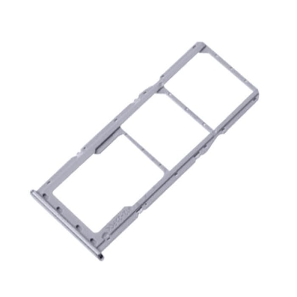Ersättningsfack för SIM-kort för Samsung Galaxy A71 - Silver - Dual Nano SIM + Micro-SD Pengar