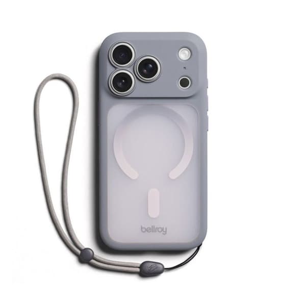 MagSafe-fodral för iPhone 18 Pro / iPhone 17 Pro Cinch-serien med Bellroy-kabel i lavendelgrå Grå
