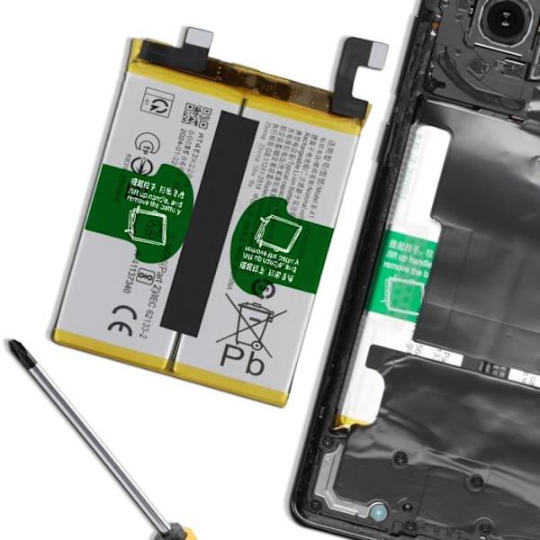 Intern batteri til Vivo X90 4870mAh B-X1 Hvid - AVIZAR - BAT-COMP-X90P - Lithium Ion - 3,7 V Vit