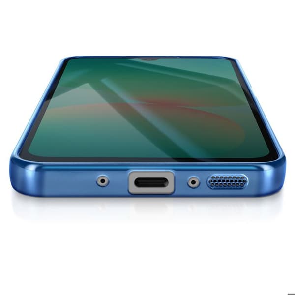 Coque Magsafe - AVIZAR - Galaxy A26 - Kromad Kontur Blå - Stötskydd - Transparent Design Blå