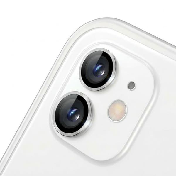 Kamerabeskyttelse til iPhone 11 / 12 / 12 Mini Anti-Ridser Rhinoshield Sølv
