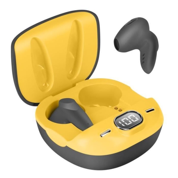 LinQ Bluetooth-hörlurar Svart / Gul, Hands-free Kit Touch Controls