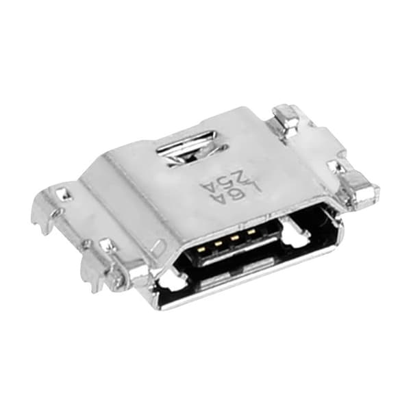 Latausliitin - AVIZAR - Samsung Galaxy A6/A6 Plus - Micro-USB - Musta - 20g Sort
