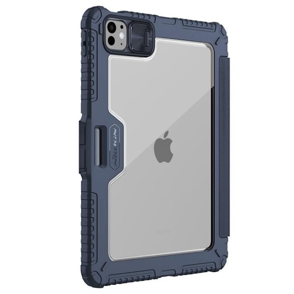 Stötsäkert fodral för iPad Pro 11 2024 - NILLKIN - Bumper Pro - Förstärkta hörn - Flervinkelstöd - Blå Blå