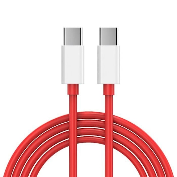 USB-C kabel - ONEPLUS - Original - 6,5A - 1m - Rød Röd