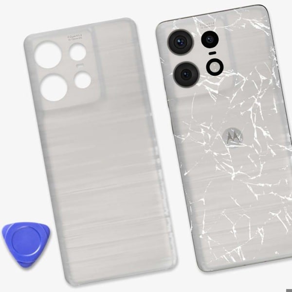 Erstatningsbatteri til Motorola Edge 50 Pro Hvid Vit