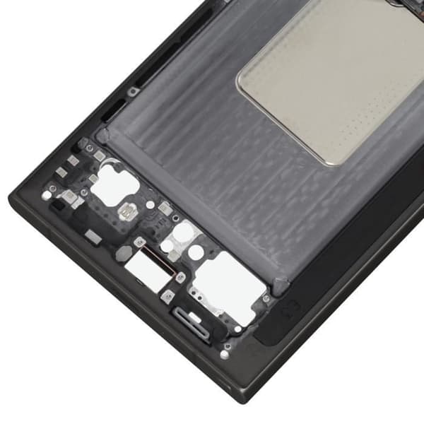 Central Chassis Reservedel til Samsung S24 Ultra Original Service Pack Samsung Sort