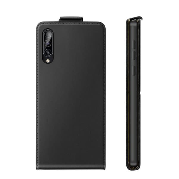 Vertikal Magnetisk Klapetui til Galaxy A30s / A50 med Kortlomme Sort